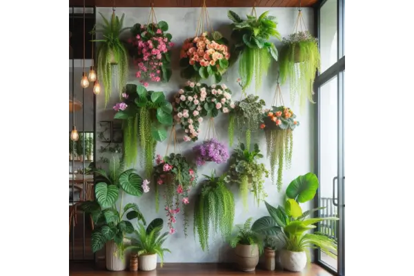 Flores e Folhagens: Como Criar Jardins Verticais Charmosos em Apartamentos